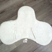 Fleece Fitted Hunter Saddle Pad *gc/fair, v.clumpy, hair, pills, older, unstitched
