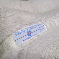 Fleece Fitted Hunter Saddle Pad *gc/fair, clean, v.clumpy, hair, pills, older
