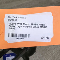 Wall Mount Bridle Hook *new, tags, screws
