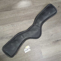 Padded Soft Leather Anatomical Short Girth, x2 els *vgc, mnr dirt, residue, threads hair, dirt
