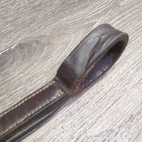 FS Rsd Padded Standing Martingale, stopper *gc/vgc, clean, seam residue, creases, split leather, clean, xholes, cracked rubber
