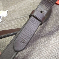 FS Rsd Padded Standing Martingale, stopper *gc/vgc, clean, seam residue, creases, split leather, clean, xholes, cracked rubber
