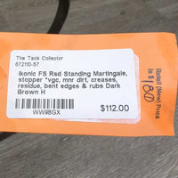 FS Rsd Standing Martingale, stopper *vgc, mnr dirt, creases, residue, bent edges & rubs
