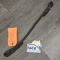 Fine Soft Rolled Leather Pommel Strap, buckles *gc, mnr dirt, rubs, twist, residue, threads, scrapes
