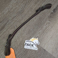 Fine Soft Rolled Leather Pommel Strap, buckles *gc, mnr dirt, rubs, twist, residue, threads, scrapes
