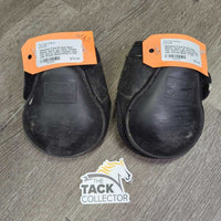 Front & Hind Open Boots, velcro *gc, clean, residue, hair, scuffs, faded, residue, rubs, pills, threads
