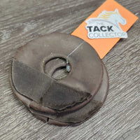 2 Rubber Bit Guards, velcro *gc, clean, faded, residue
