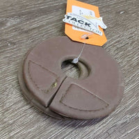 2 Rubber Bit Guards, velcro *gc, clean, faded, residue
