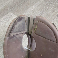 2 Rubber Bit Guards, velcro *gc, clean, faded, residue
