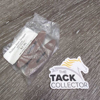 2 Rubber Rein Stoppers, bag *new, faded
