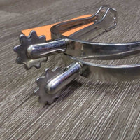 Flat Rowel Spurs *xc/vgc, clean, mnr scuffs & rubs

