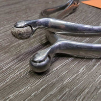 Fine Side Roller Ball Spurs *gc, clean & dirty/gunky
