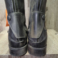 Field Boots, Zips *vgc, mnr dirt?fading, creases, scuffs, scrapes & film
