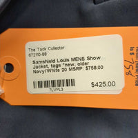 MENS Show Jacket, tags *new, older
