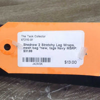 2 Stretchy Leg Wraps, mesh bag *new, tags
