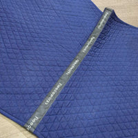 Thin Quilt Jumper Saddle Pad "Desert International Horse Park" *gc, clean, faded, hairy, mnr snags, stains, puckers, folds & rubs
