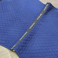 Thin Quilt Jumper Saddle Pad "Desert International Horse Park" *gc, clean, faded, v.hairy, thin/rubbed edges
