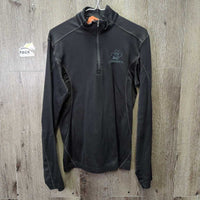 LS Fleece Lined Technical Shirt "Jump Alberta" *vgc, mnr hair, pills
