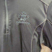 LS Fleece Lined Technical Shirt "Jump Alberta" *vgc, mnr hair, pills
