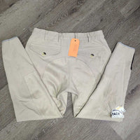 MENS Full Seat Breeches *vgc/gc, mnr undone seam stitching/sm hole, seam puckers, creases, older, puckers
