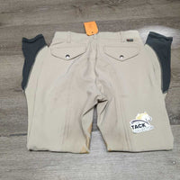 Euroseat Breeches, pockets *vgc/gc, clean, stained, worn/faded stickys, pills, rubs, seams, threads, mnr puckers
