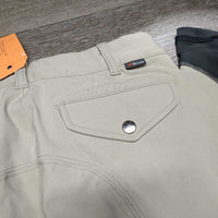 Euroseat Breeches, pockets *vgc/gc, clean, stained, worn/faded stickys, pills, rubs, seams, threads, mnr puckers
