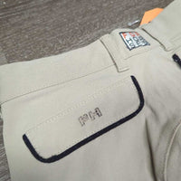 JUNIORS Euro Seat Breeches *gc, v.rubbed & pilly edges, snags, discolored seat & legs, seam puckers
