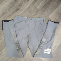 MENS Breeches *fair, v.puckered, stains, rubs, seam puckers, torn, v.weak velcro
