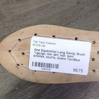 Long Dandy Brush *vgc/gc, mnr dirt, hair, bent bristles, scuffs, stains
