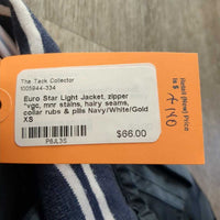 Light Jacket, zipper *vgc, mnr stains, hairy seams, collar rubs & pills
