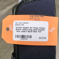 Closed Boots, velcro, bag, pool noodles *new, older?
