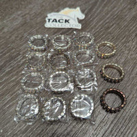 15 Double Bling Rows Braiding Elastics, bag *new
