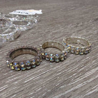 15 Double Bling Rows Braiding Elastics, bag *new
