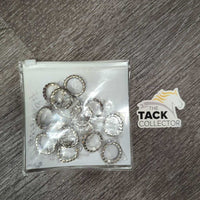 15 Double Bling Rows Braiding Elastics, bag *new
