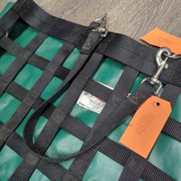 Slow Feed Hay Bag, 1 straps *vgc/gc, clean,folds/creases, residue, snags, scuffs, threads, peeling spots
