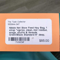 Slow Feed Hay Bag, 1 strap *vgc/xc, clean, mnr residue, snags, scuffs & threads
