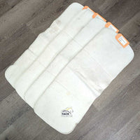 4 Fleece No Bow Leg Quilts *gc, clean, dingy, pilly, mnr hair, wavy, stains
