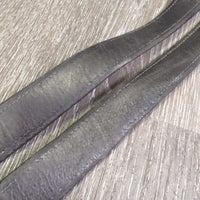 Soft Nylon Lined Stirrup Leathers *gc, rubs, thins spots, torn back holes, creases, dents, mnr torn edge
