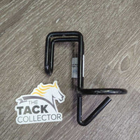 Hvy Metal Stall Mount Bucket Hanger *gc, clean, chips, scrapes
