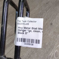 Hvy Metal Stall Mount Bucket Hanger *gc, clean, chips, scrapes
