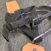 Hvy Dressage Rowel Spurs, Braided Nylon Spur Straps *gc, dirty, scratches, scrapes, mnr snags
