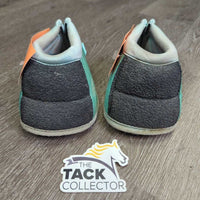 No Turn Bell Boots, velcro *gc, rubs, stains, pills, dirt
