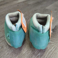 No Turn Bell Boots, velcro *gc, rubs, stains, pills, dirt
