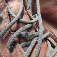 Roper Boots, Laces, Fringe *fair, rubs, scratches, cracks, scrapes, hairy, rubs, v.curled

