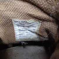 Roper Boots, Laces, Fringe *fair, rubs, scratches, cracks, scrapes, hairy, rubs, v.curled
