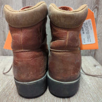 Roper Boots, Laces, Fringe *fair, rubs, scratches, cracks, scrapes, hairy, rubs, v.curled
