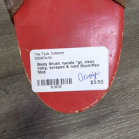 Body Brush, handle *gc, clean, hairy, scraped & rubs
