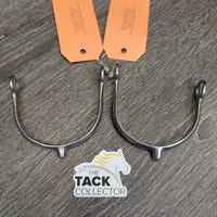 POW Spurs *gc, clean, rubs, dirt/residue, widened, scuffs
