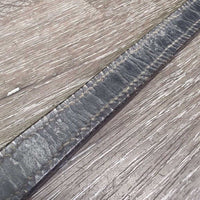 Leather Pearl & Bling Browband *gc, residue, missing bling, stains, rubbed, faded, mnr hair, dry
