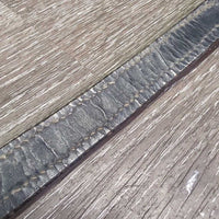 Leather Pearl & Bling Browband *gc, residue, missing bling, stains, rubbed, faded, mnr hair, dry
